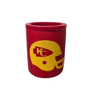 Vintage Rare Kansas City Chiefs Can Koozie Insulated Coozie Made In USA NFL